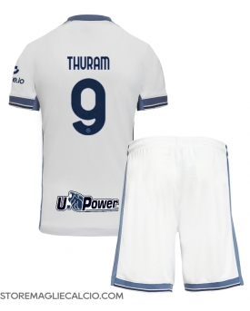 Inter Milan Marcus Thuram #9 Maglia Gara Trasferta Repliche 2024-25 Bambino